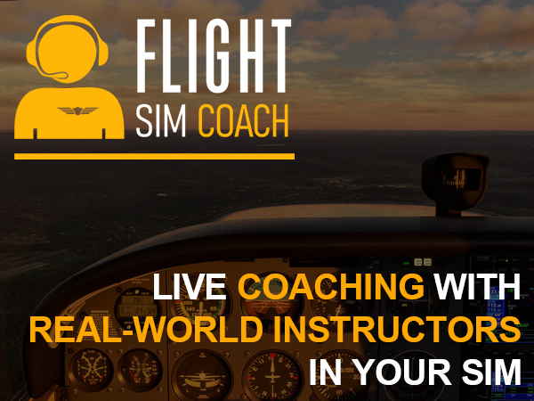 FlightSimCoach Coaching Session